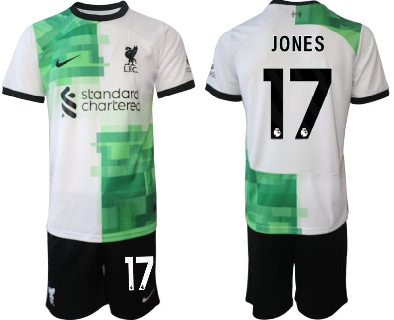Men 2023-2024 Club Liverpool away white #17 Soccer Jersey